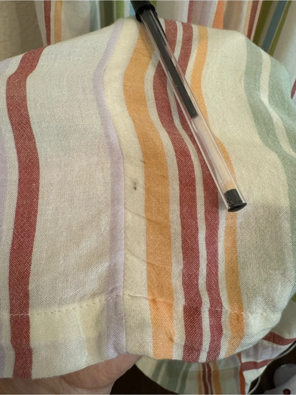 American Eagle Stripe Wide Leg Lined Jumpsuit